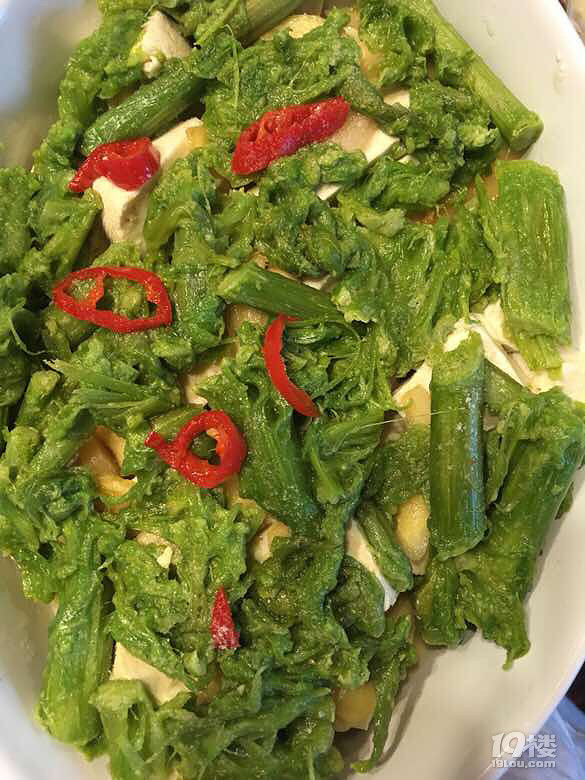 《楚家私房菜》系列之二百三十三：霉莧菜蒸