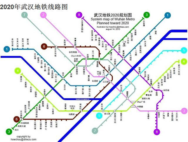 武汉人马上就可以坐地铁去机场了!以后每年将通两条地铁