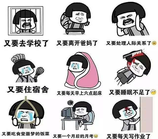 修改第一天,桐乡娃就表情了那么多表情,果真动画开学微如何文字在信上贡献包图片