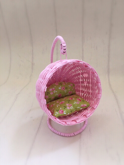 【糖果儿手作】纸藤编织-吊椅