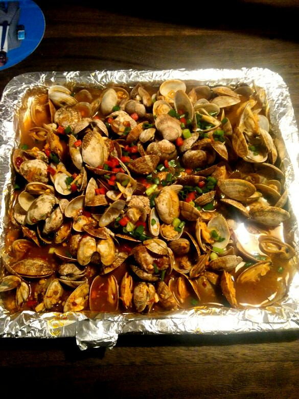 烤箱版锡纸花蛤