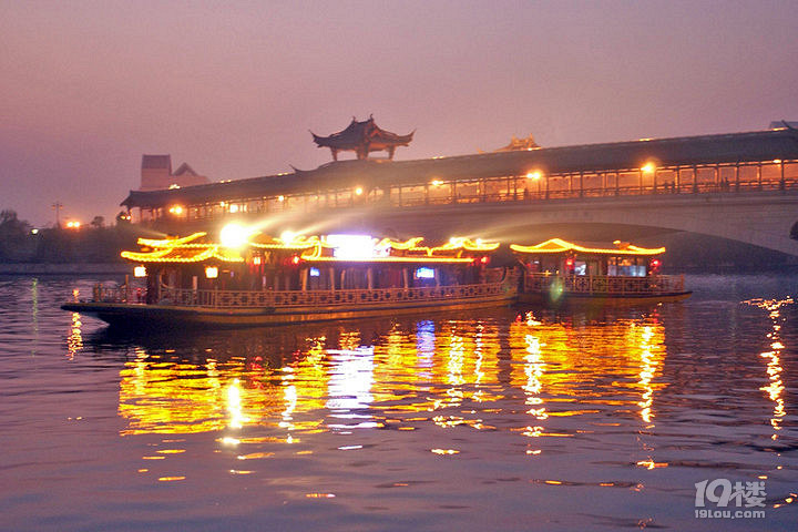 阳江护城河夜游攻略美丽的夜晚-攻略游记-旅游马尾绍兴岛自驾游旅游攻略图片
