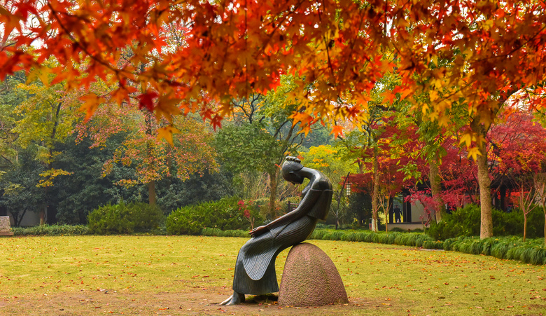 【初冬秋景】西湖景區(qū)紅葉醉人