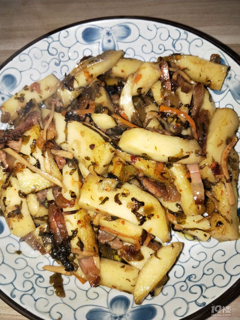 【遂昌·土貨】臘肉炒黃米粿噻