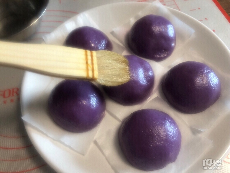 我就是喜歡美麗的色彩--紫薯團(tuán)子（隔天皮也不會硬）