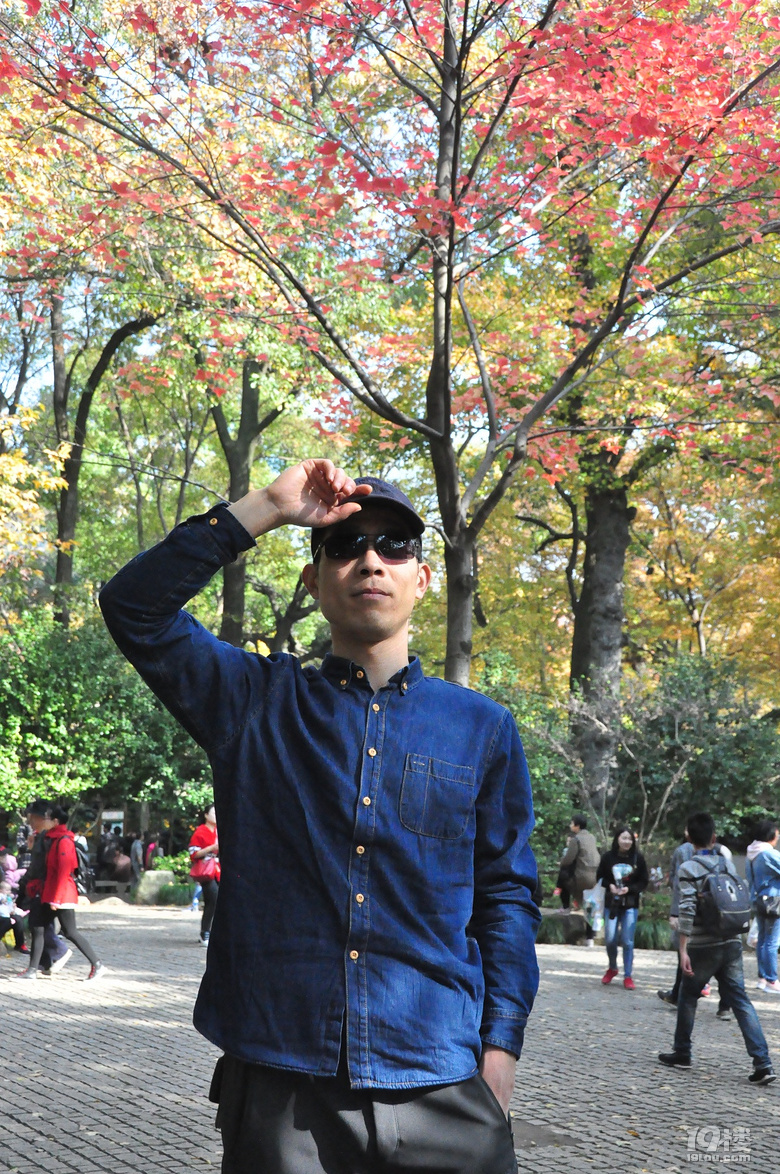 蘇州天平山之五彩楓