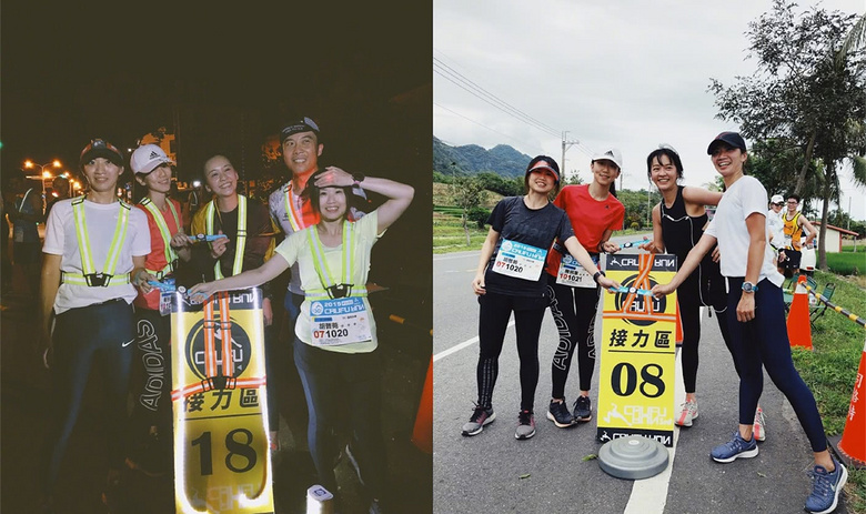 陈意涵22小时跑完210公里后轻松玩倒立,超强