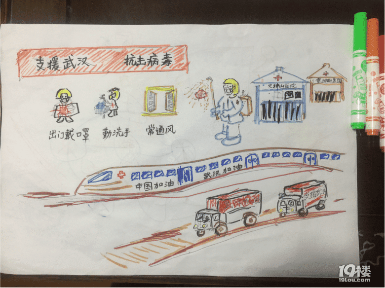 【有奖征集】童心画疫情,为一线加油!