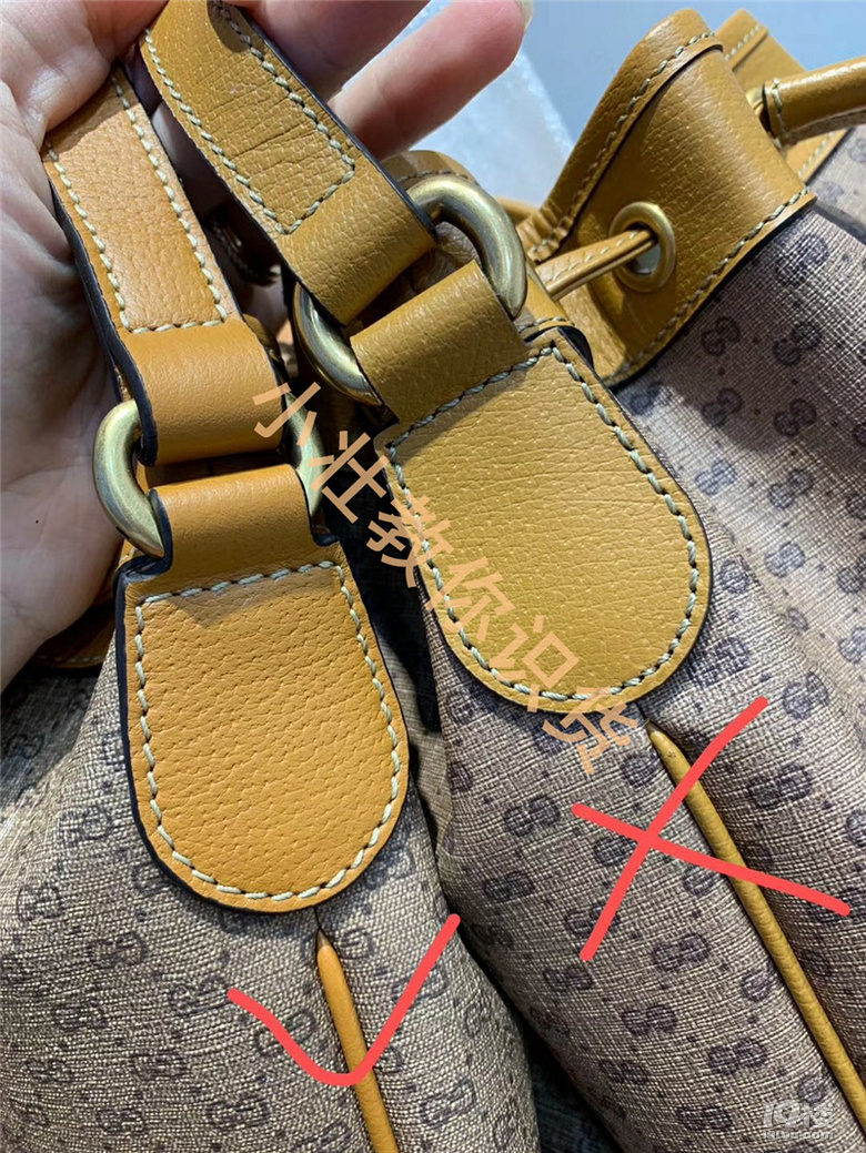 gucci 米奇水桶包判斷真假的幾個重要防偽點(diǎn)