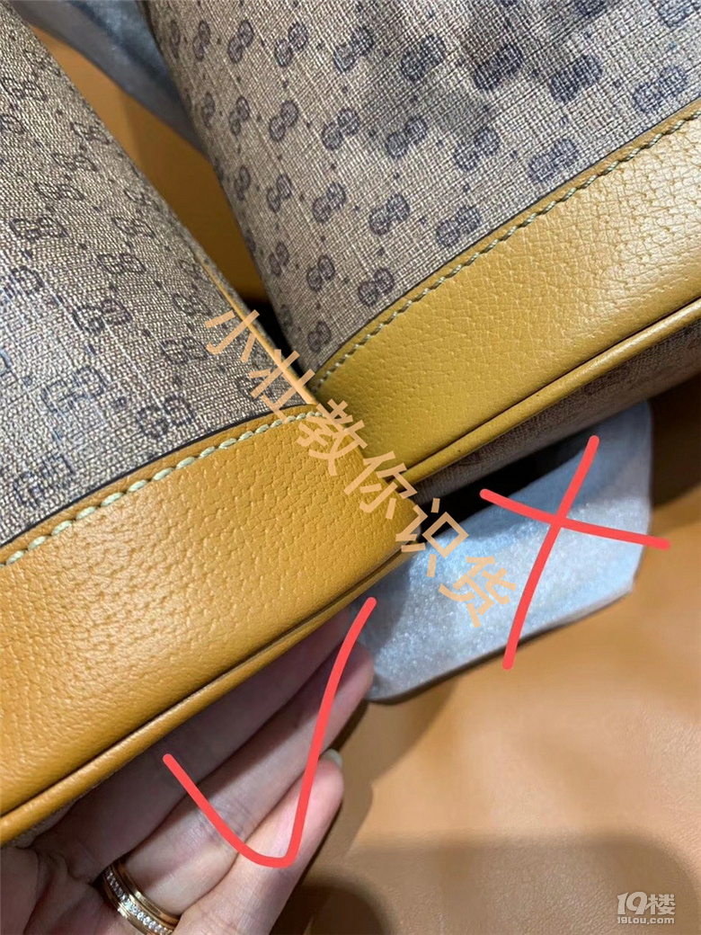 gucci 米奇水桶包判斷真假的幾個重要防偽點(diǎn)