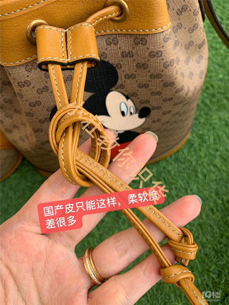 gucci 米奇水桶包判斷真假的幾個重要防偽點(diǎn)