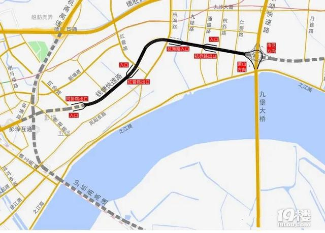 明天！錢塘快速路（同協(xié)路-東湖高架路段）開(kāi)通試運(yùn)行了