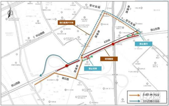 彭埠互通跨艮山路高架橋將拆除，繞行方案看這里