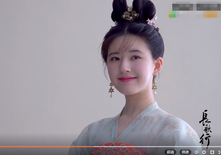 《长歌行》赵露思扮演李乐嫣,细看拍摄花絮,这造型也甜美了吧