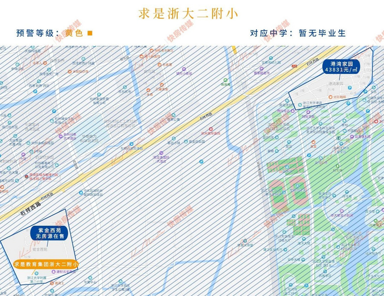 杭州市主城区重点学区房学区范围及房价汇总