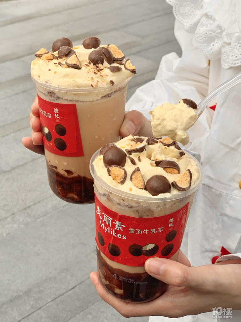 杭州首家麥麗素奶茶來(lái)了，牛乳雪頂超好喝