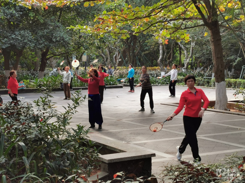 打卡海口人民公園