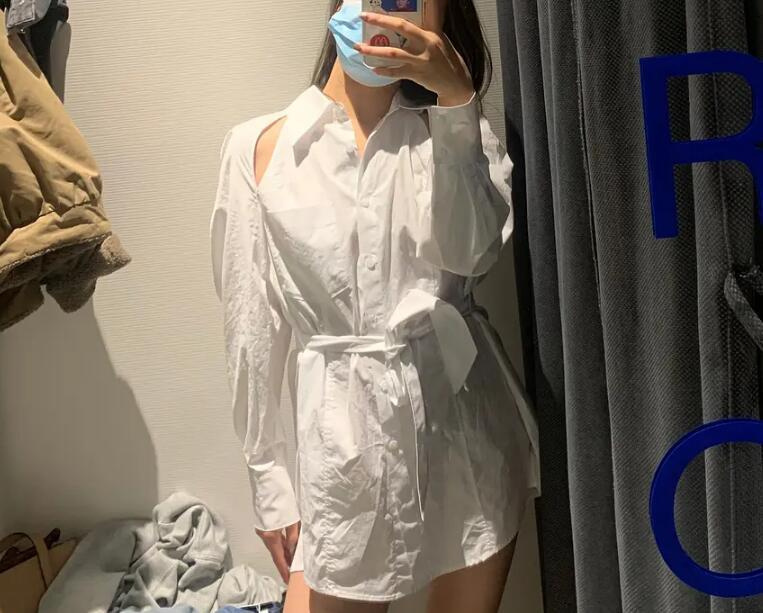 安利一件好看的襯衫裙，春天穿不要太好看了！