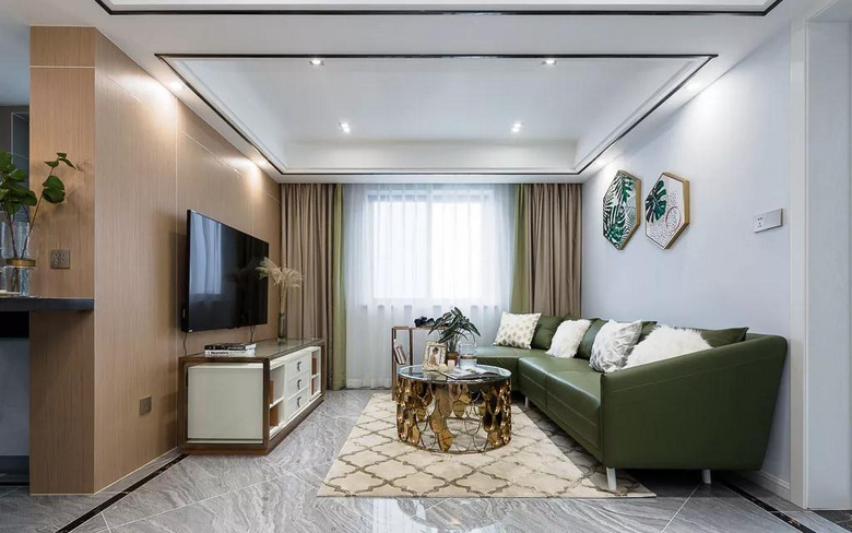 【作品赏析】——70平现代二居室,每个设计与搭配都好看!