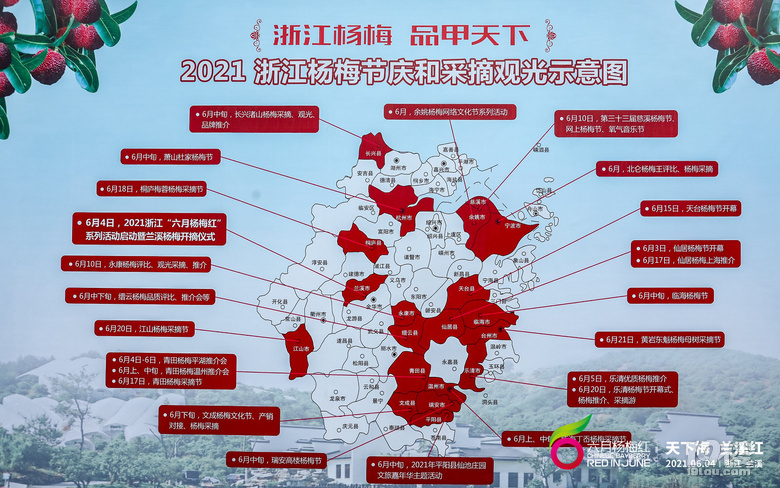 蘭溪楊梅紅天下  2021浙江“六月楊梅紅”系列活動在蘭啟動