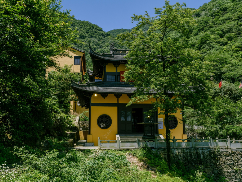 浙江省·安吉县·灵溪山景区石佛寺,众口一致好评:斋饭好吃