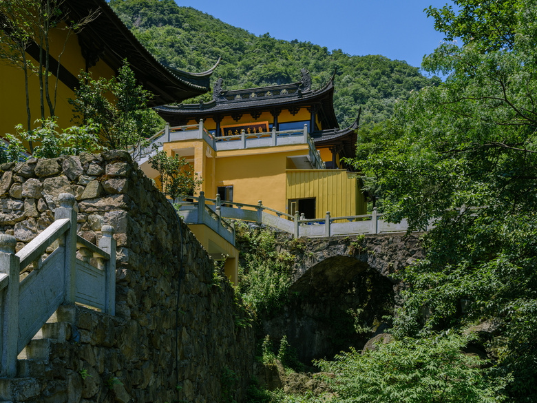 浙江省·安吉县·灵溪山景区石佛寺,众口一致好评:斋饭好吃