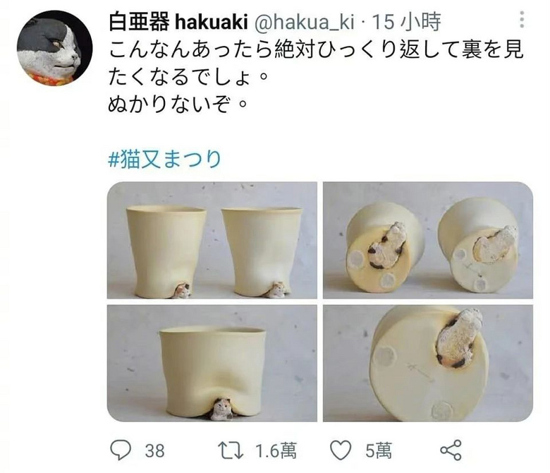 推主自制了一個手工貓貓杯，氣得全網(wǎng)直跺腳……
