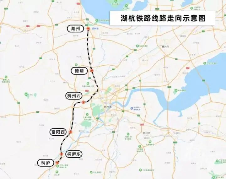 湖杭铁路即将开始铺轨富阳桐庐也将迎来高铁站