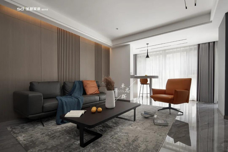 130平现代轻奢 打破空间不合理,身心归于休闲