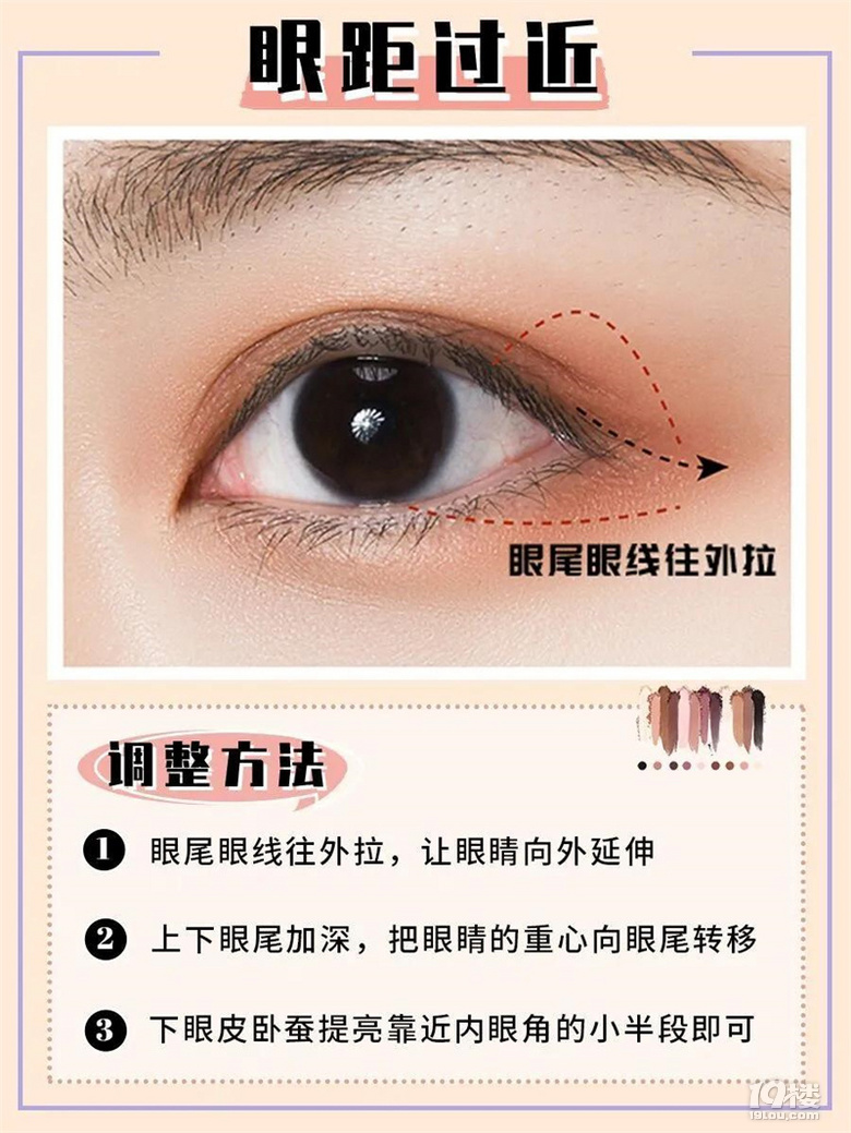 6種不同眼型的眼妝調(diào)整思路！