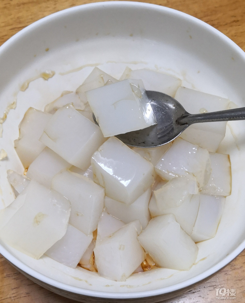 吃上了自己做的涼粉