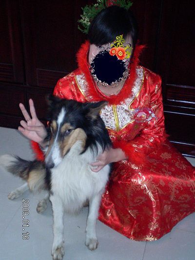 过一次的古装婚礼服转,~~送红盖头,红绣球~ ●