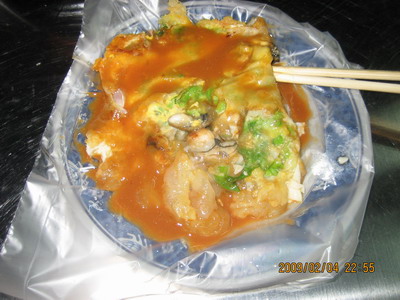 台湾夜市小吃---自拍图!