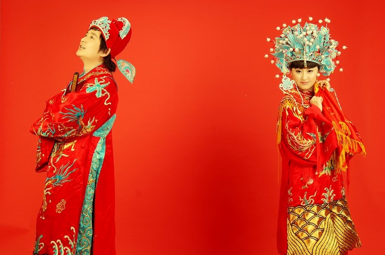 兔子与大灰狼不同风格的婚纱照~(5.7日香港自