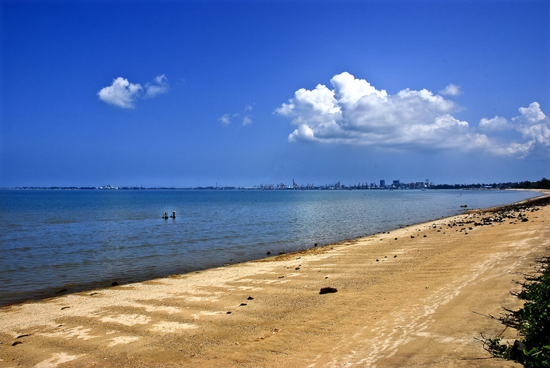 海南白馬井的海灘風光