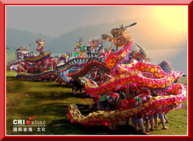 中国手工艺术精品---彝族花腰新娘套装-19摄区