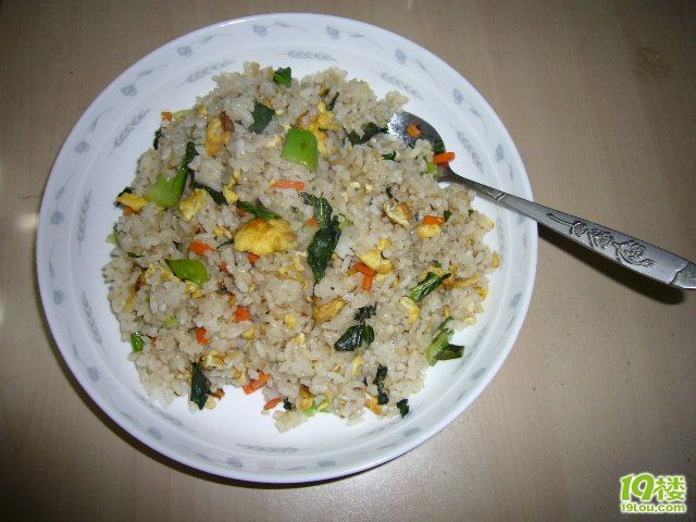 青菜炒蛋饭-19楼私房菜-杭州19楼