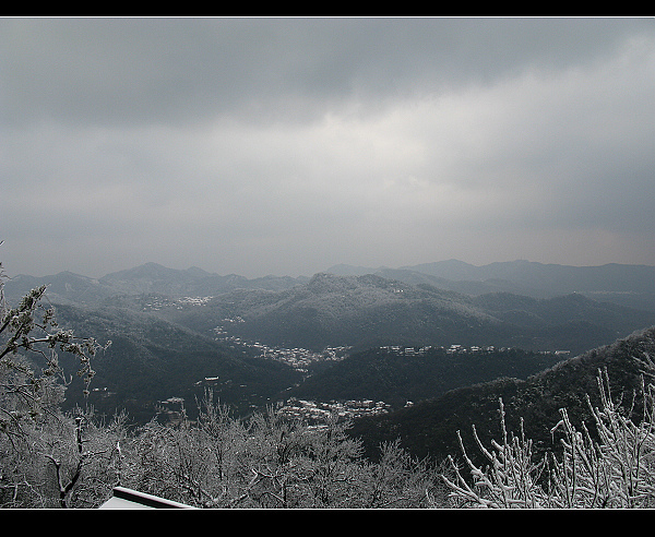 玉皇山雪景