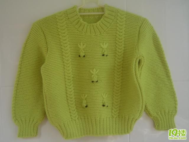 宝宝的衣柜*非常漂亮的手工毛衣-孩爸孩妈聊天