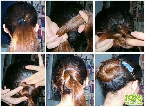 收集的一些<em>盘头发</em>照片。欢迎大家补充!-妈咪宝