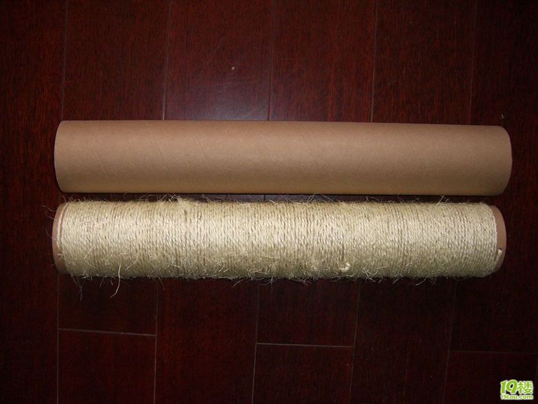 DIY的猫爬架 漂亮又实惠