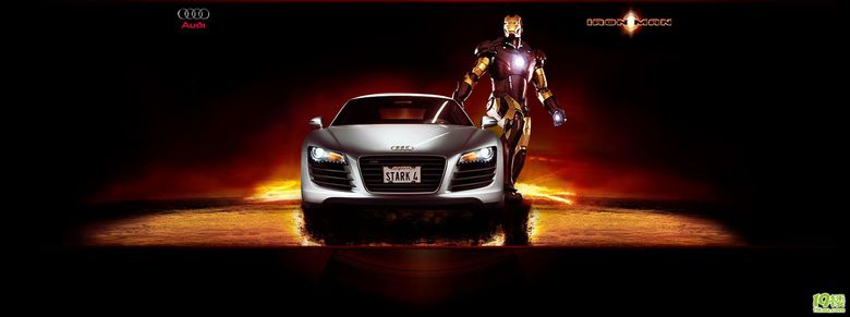 全球限量12辆的奥迪跑车R8伴随《钢铁侠》首