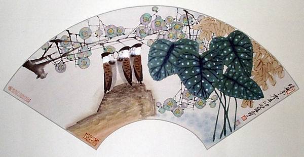 中国 国画艺术-小品画-咖啡大教室-杭州19楼