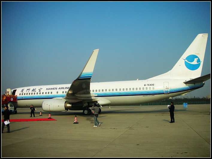 杭州首航台湾的航班mf885起飞了-草根消息-杭