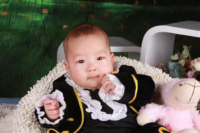 我的大嫂家3个月大的可爱张一帆-妈咪宝宝秀-