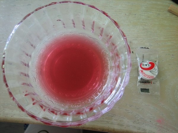 自制玫瑰花水面膜贴