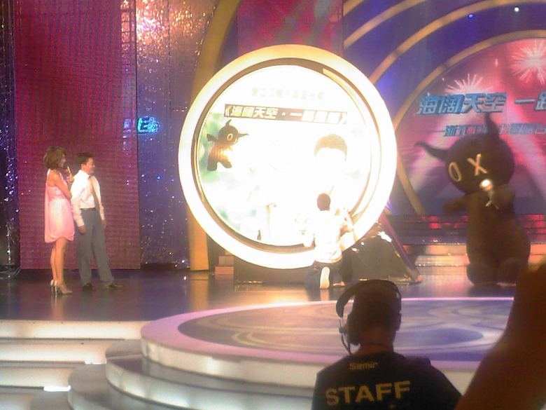 发几张今天下午中国蓝台歌发布会,刘德华专场