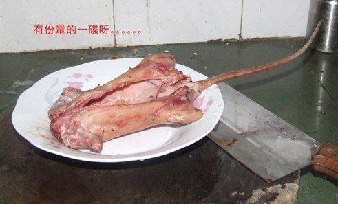 实拍红烧老鼠肉全过程，胆小的慎入!-19楼私房菜-杭州19楼