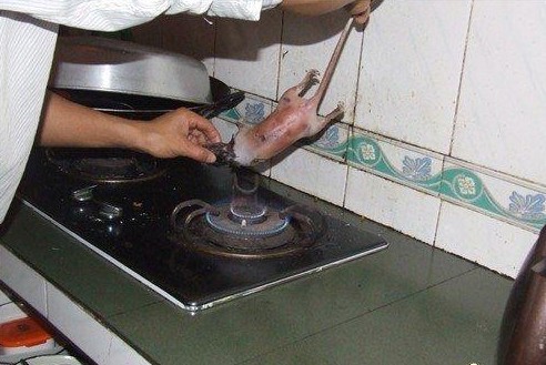 实拍红烧老鼠肉全过程,胆小的慎入!-19楼私房菜-杭州19楼