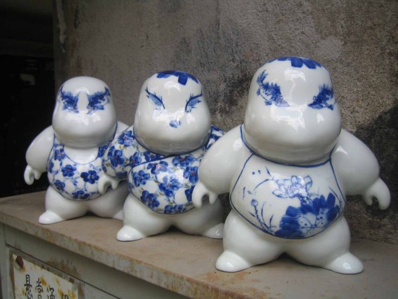 超可爱中国年画小天使-陶瓷小人壮壮和超炫精